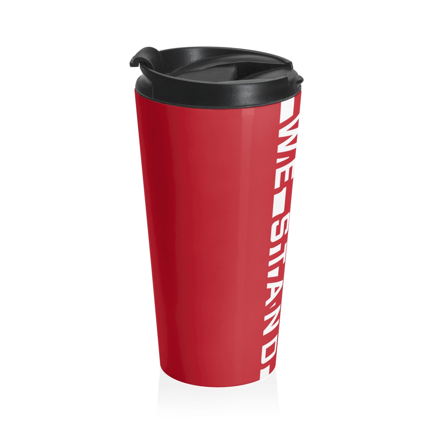 United We Stand RED Vert Stainless Steel Travel Mug