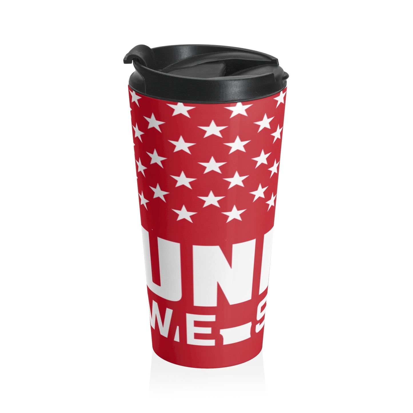 United We Stand RED Stainless Steel Travel Mug