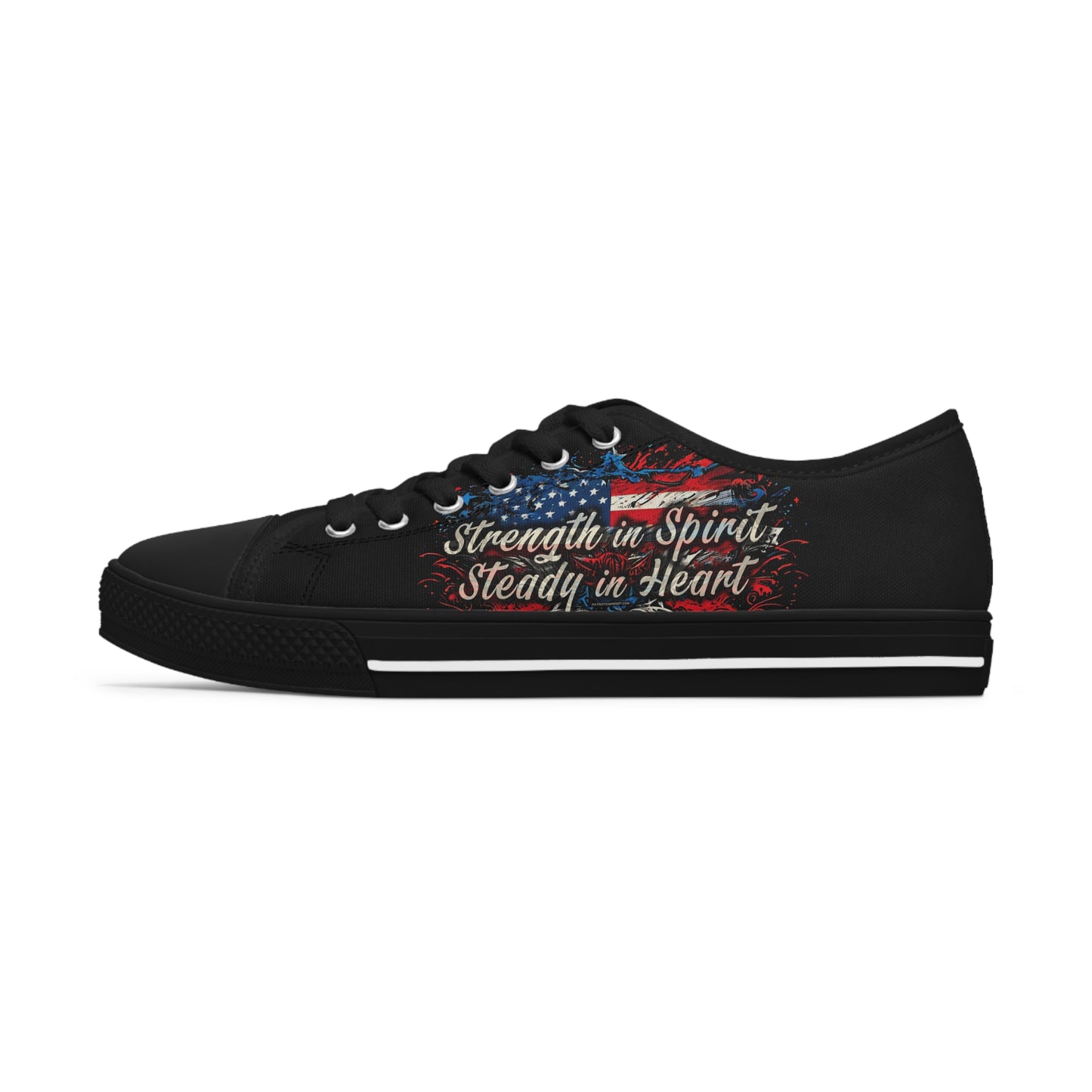 Women's "Strength in Spirit" Low Top Sneakers