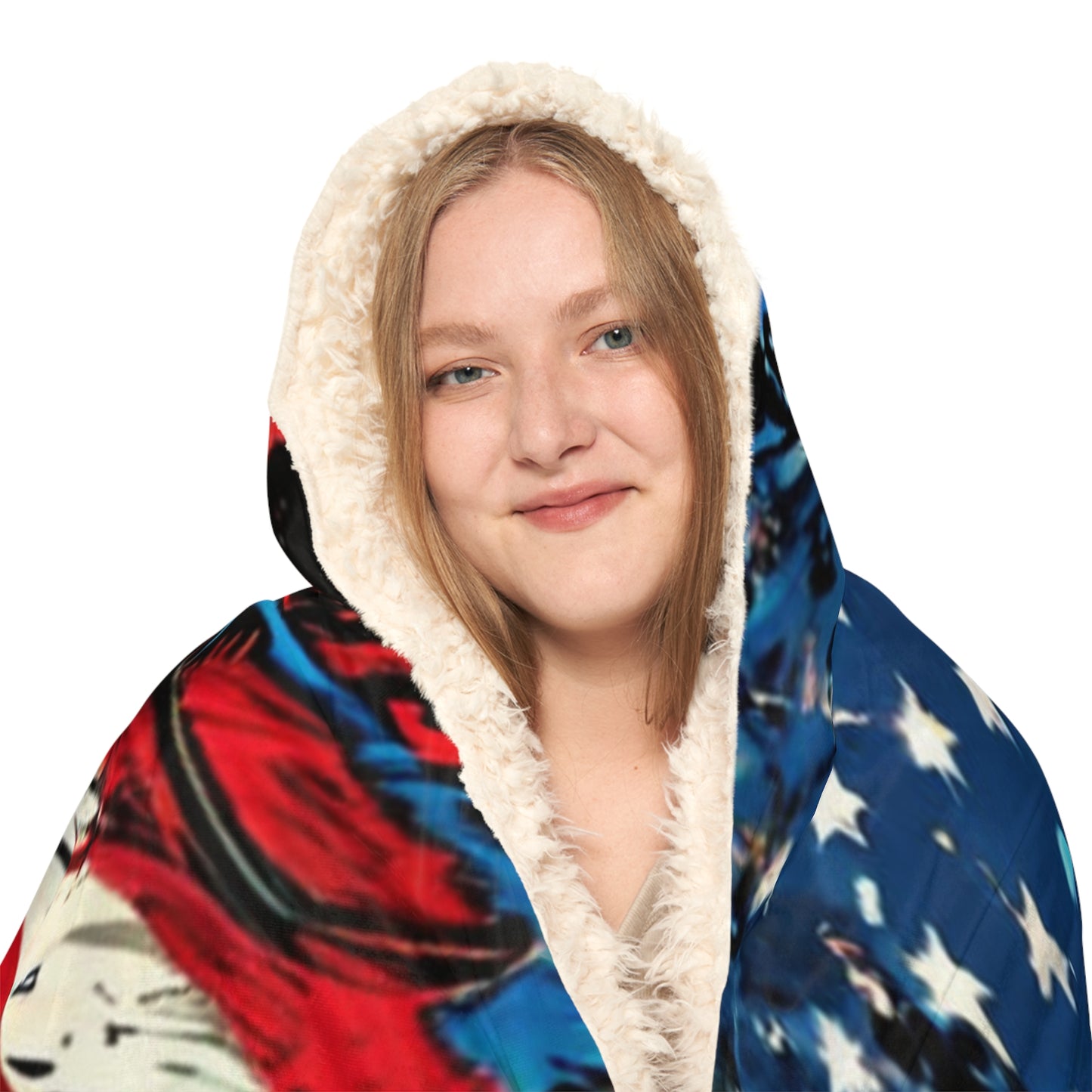 Flag Waves (Personalize It!) Snuggle Blanket