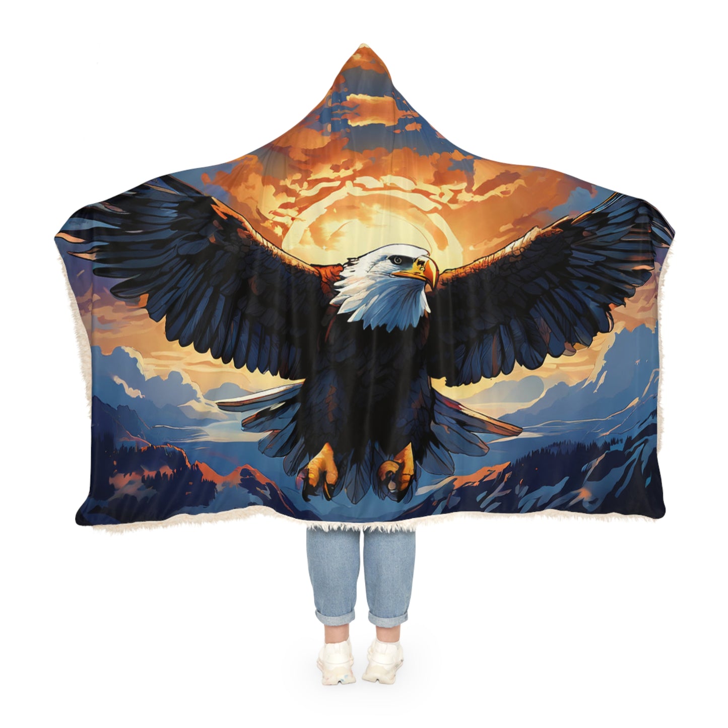 Sun Eagle (Personalize It!) Snuggle Blanket