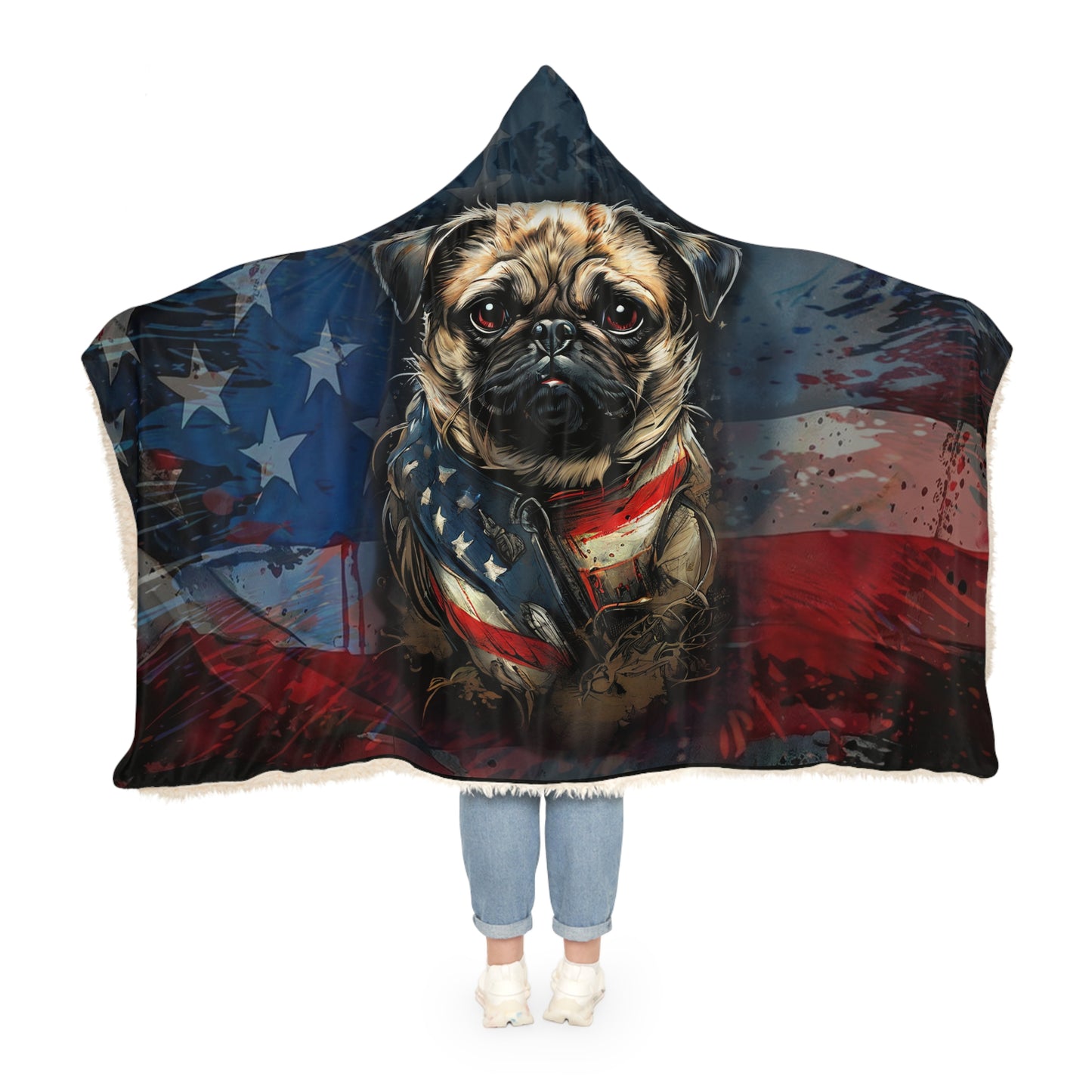 Pug (Personalize It!) Snuggle Blanket