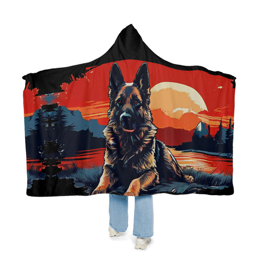 German Shepherd Snuggle Blanket