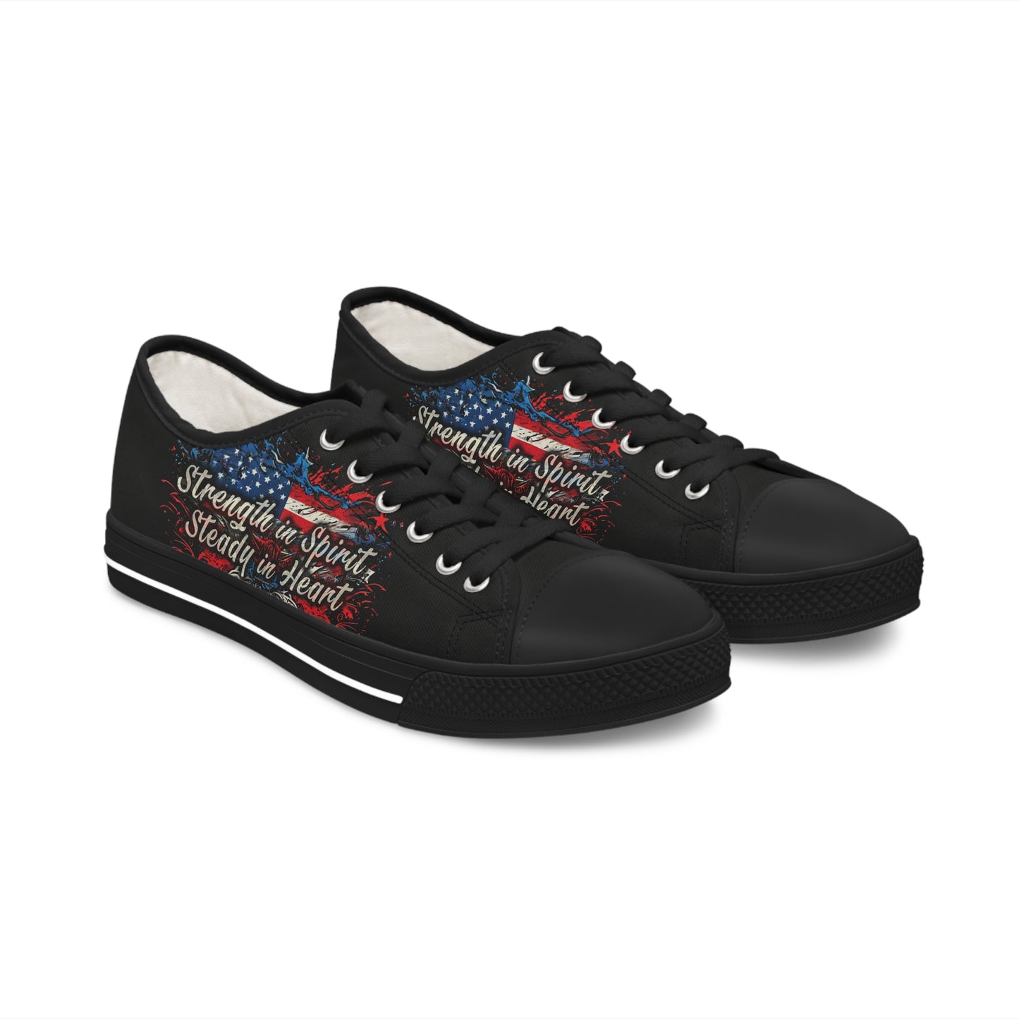 Women's "Strength in Spirit" Low Top Sneakers