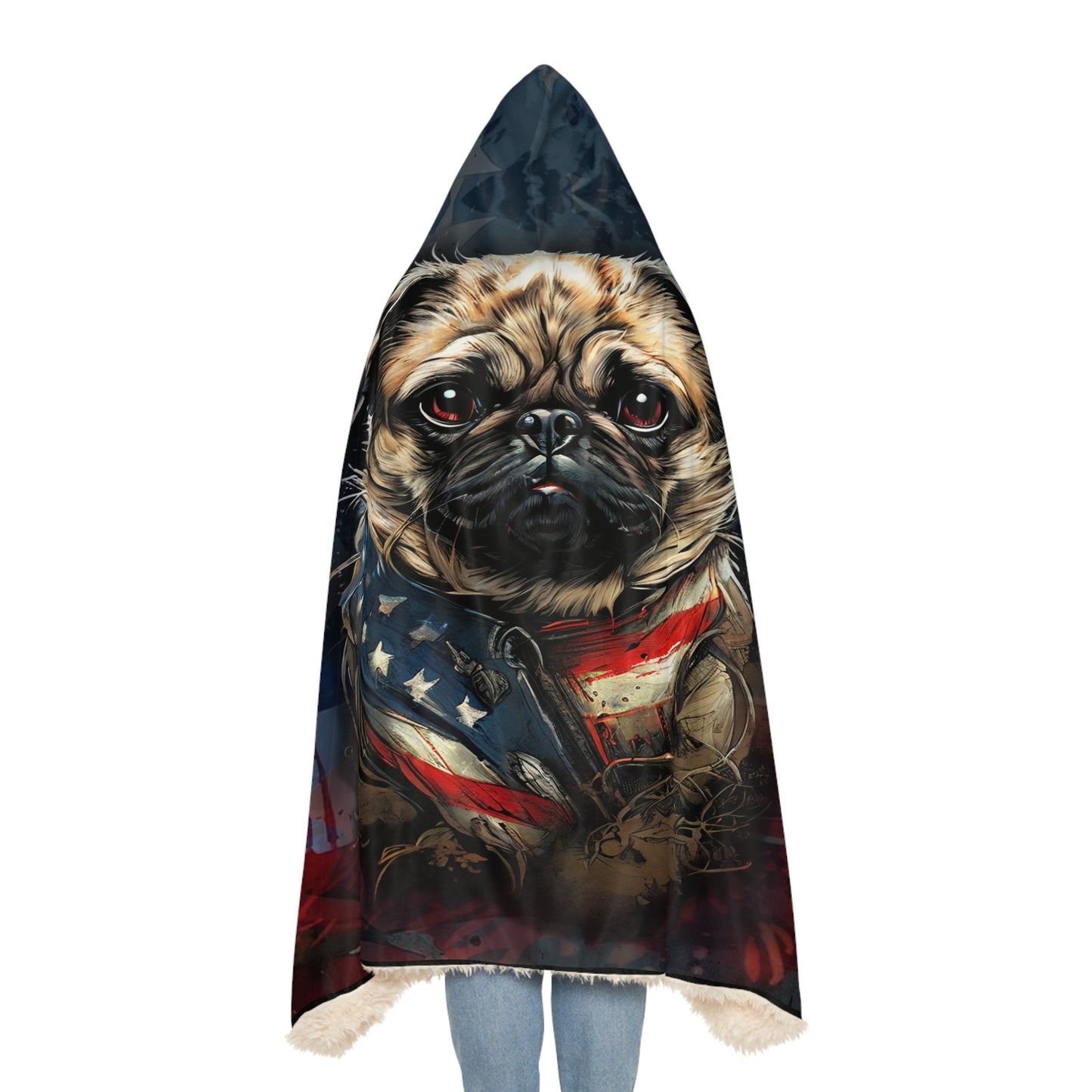 Pug (Personalize It!) Snuggle Blanket