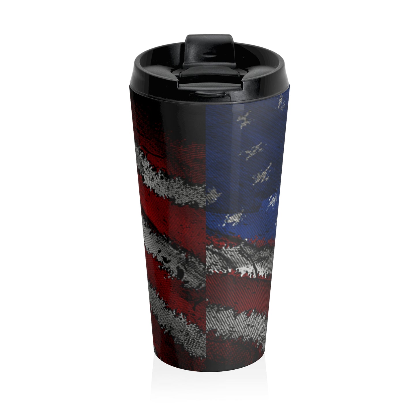 American Flag Stainless Steel Travel Mug