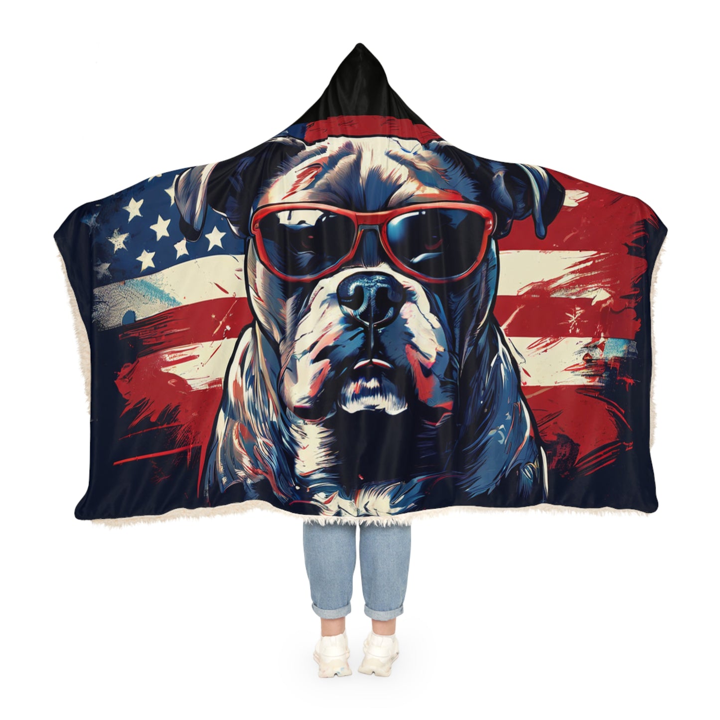 Bulldog (Personalize It!) Snuggle Blanket