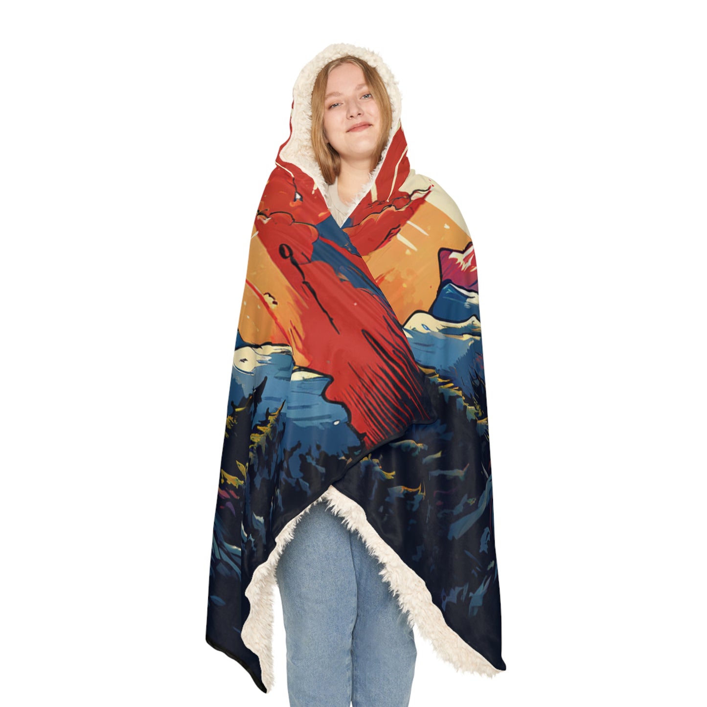 Sun Mountain (Personalize It!) Snuggle Blanket