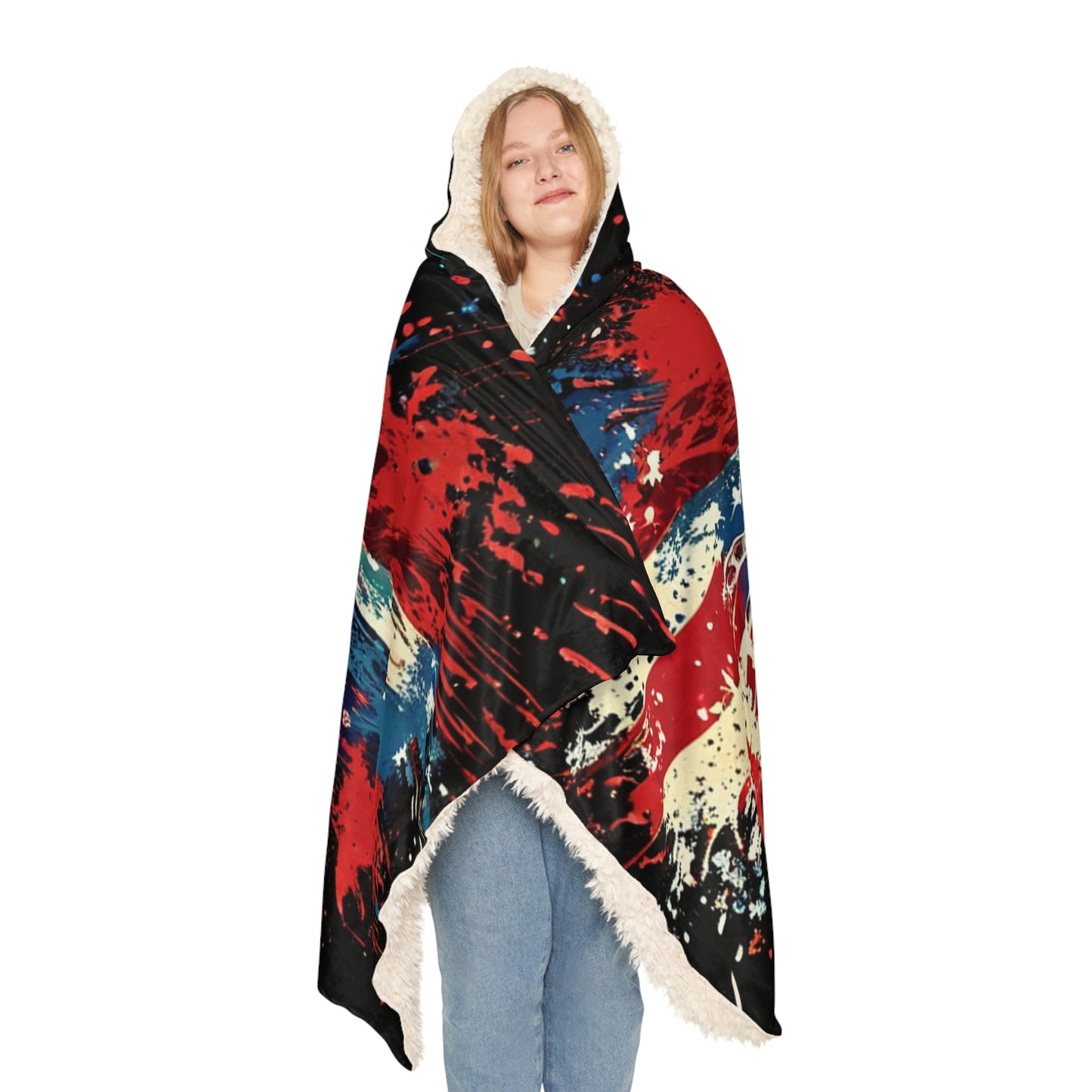 Patriotic Blast (Personalize It!) Snuggle Blanket