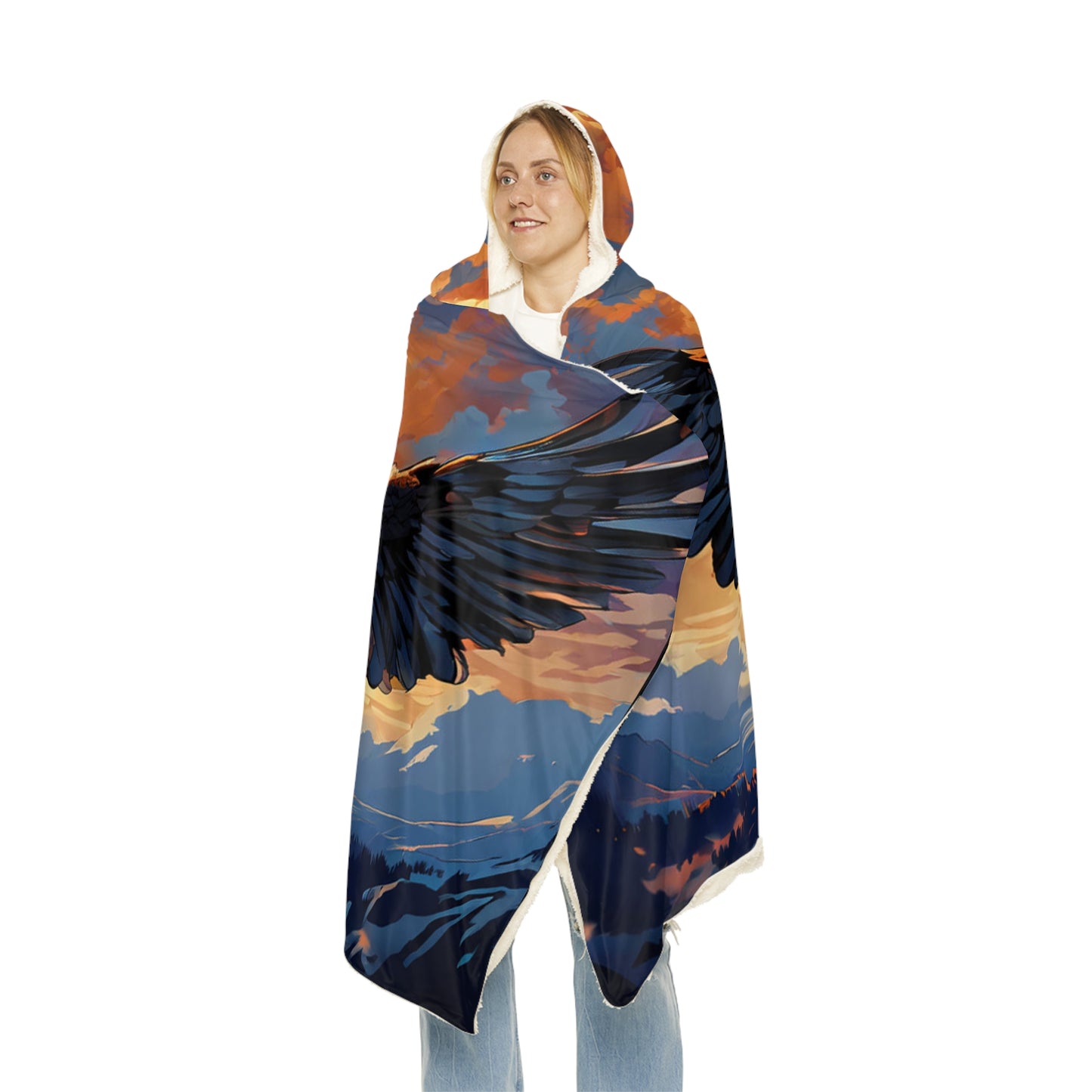 Sun Eagle (Personalize It!) Snuggle Blanket