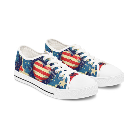 Personalize it! Women's Low Top Sneakers 2