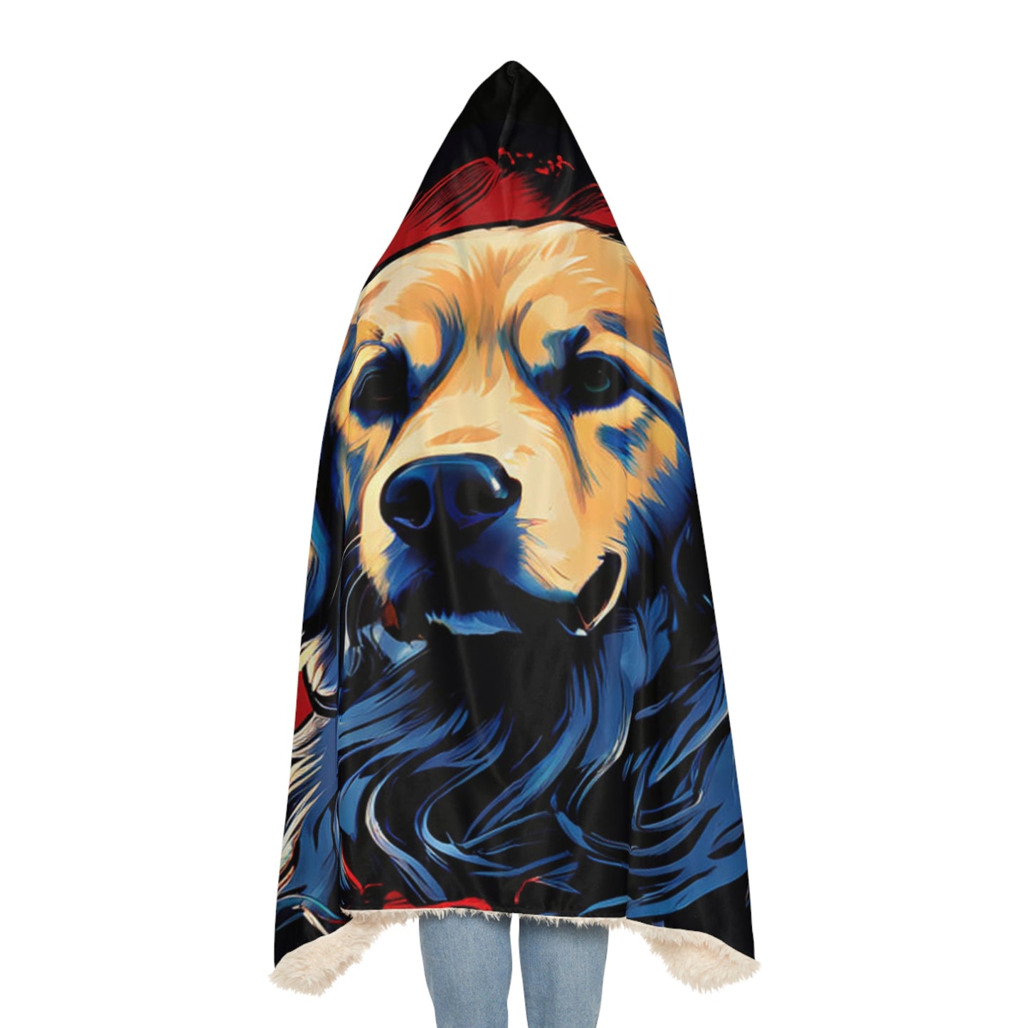 Golden Retriever (Personalize It!) Snuggle Blanket