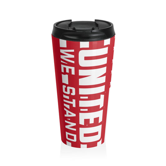 United We Stand RED Vert Stainless Steel Travel Mug