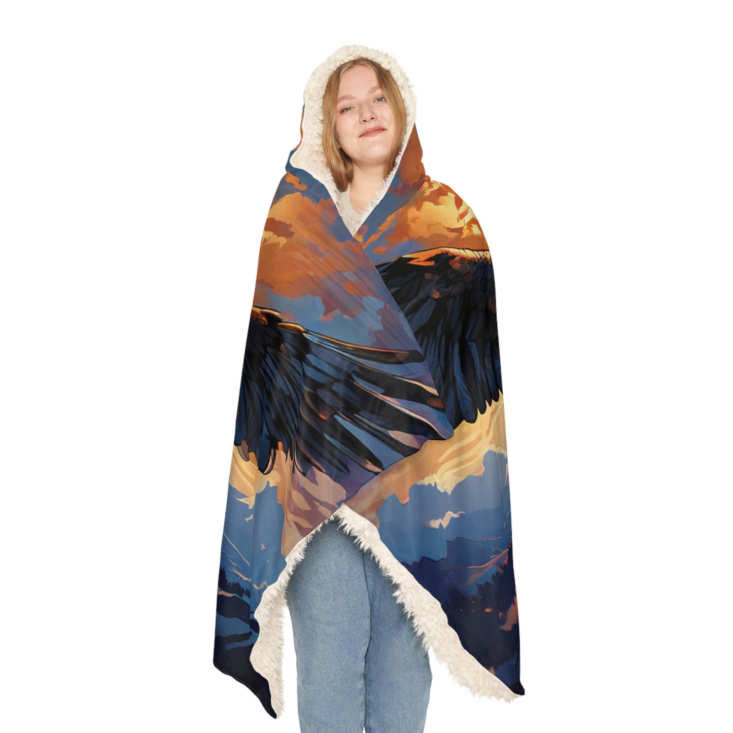 Sun Eagle (Personalize It!) Snuggle Blanket