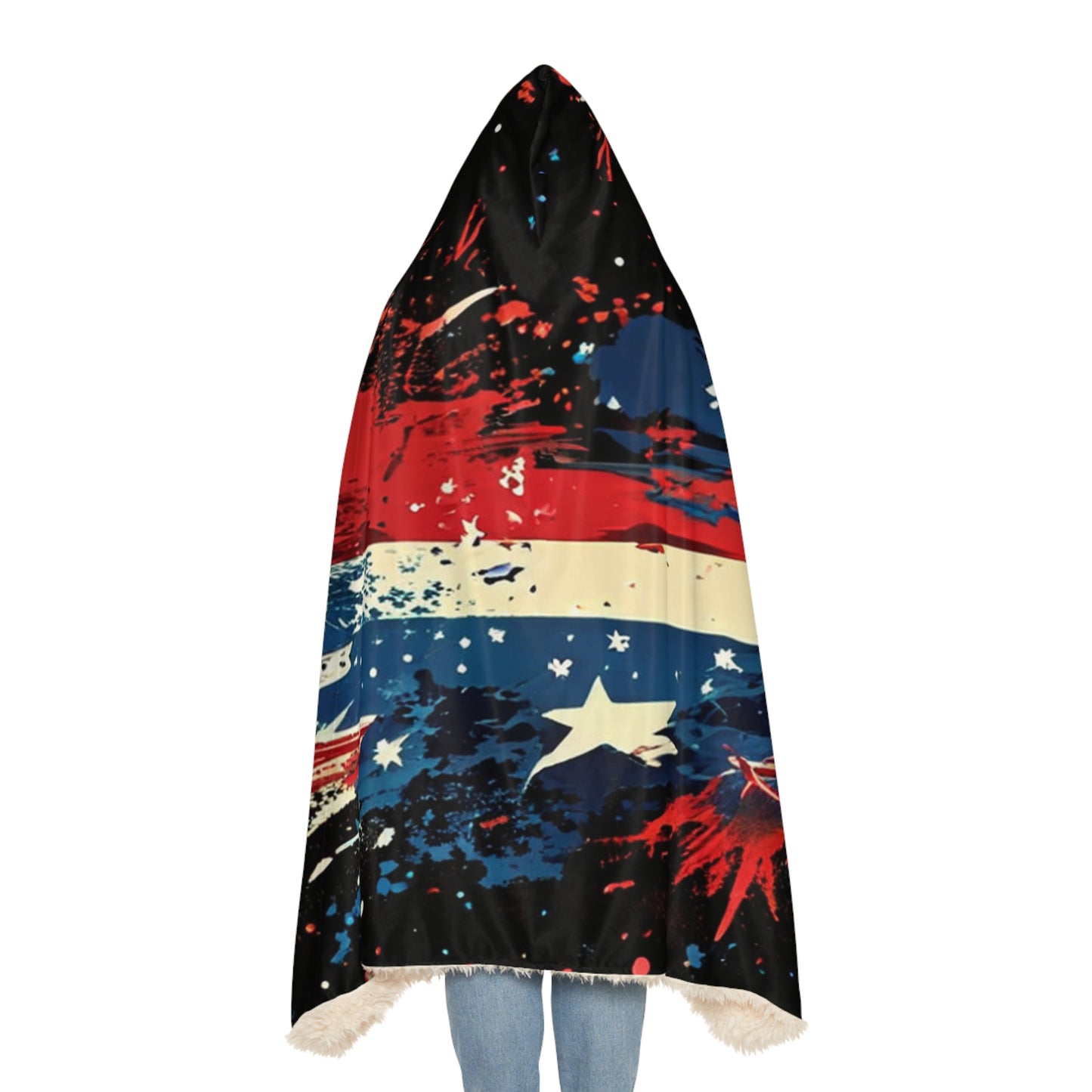 Patriotic Blast (Personalize It!) Snuggle Blanket