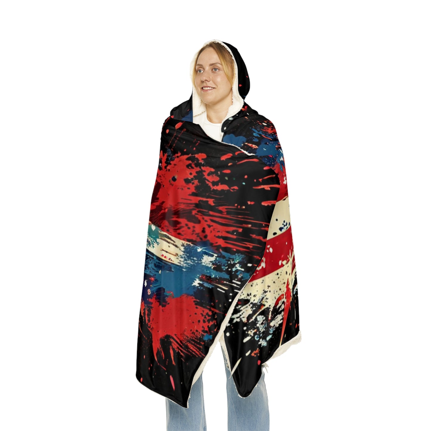 Patriotic Blast (Personalize It!) Snuggle Blanket