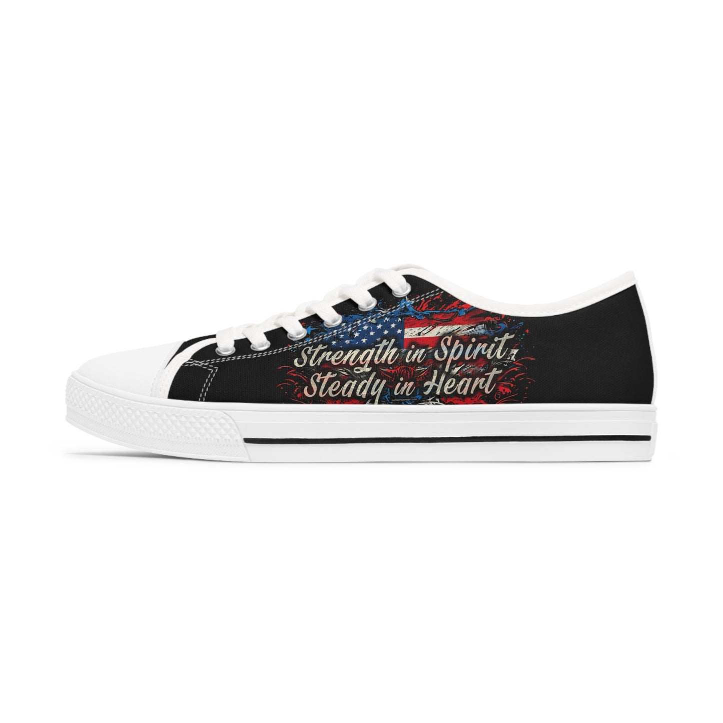 Women's "Strength in Spirit" Low Top Sneakers