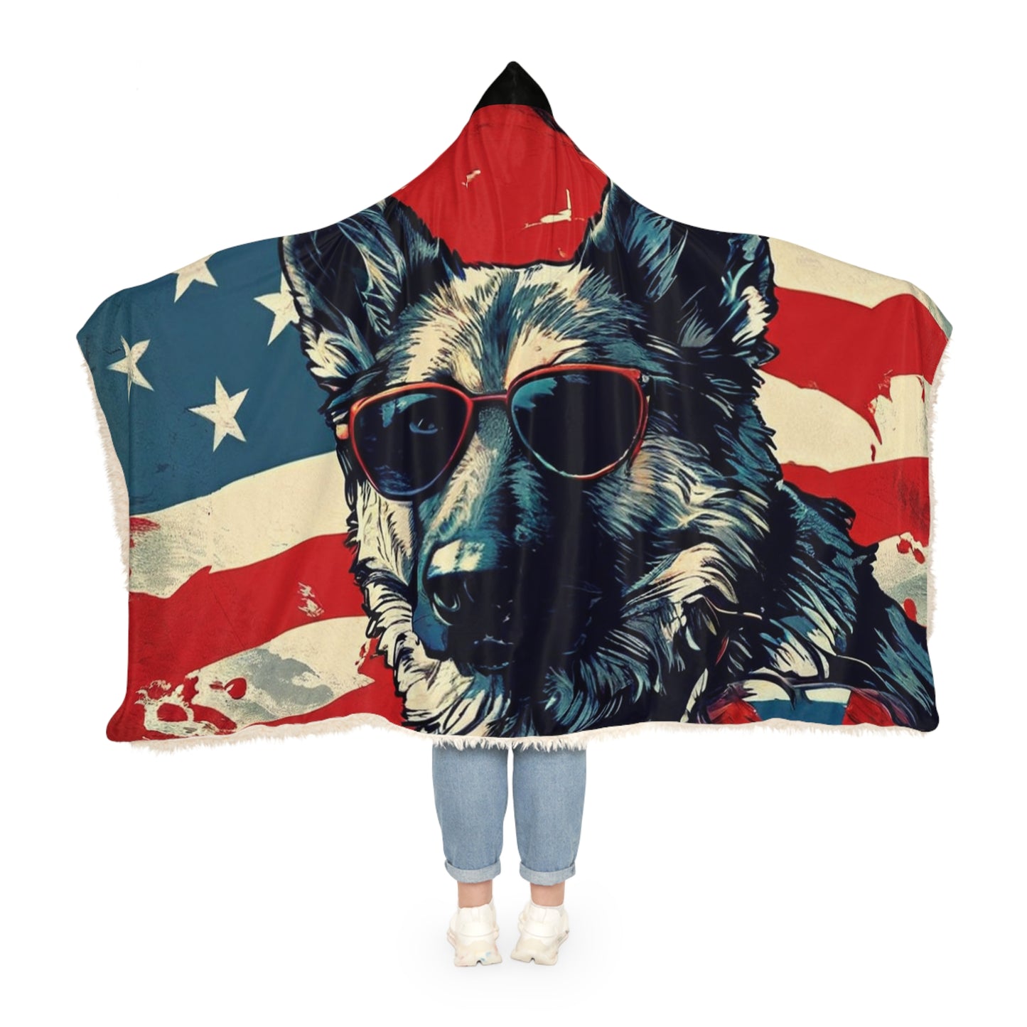 German Shepherd (Personalize It!) Snuggle Blanket