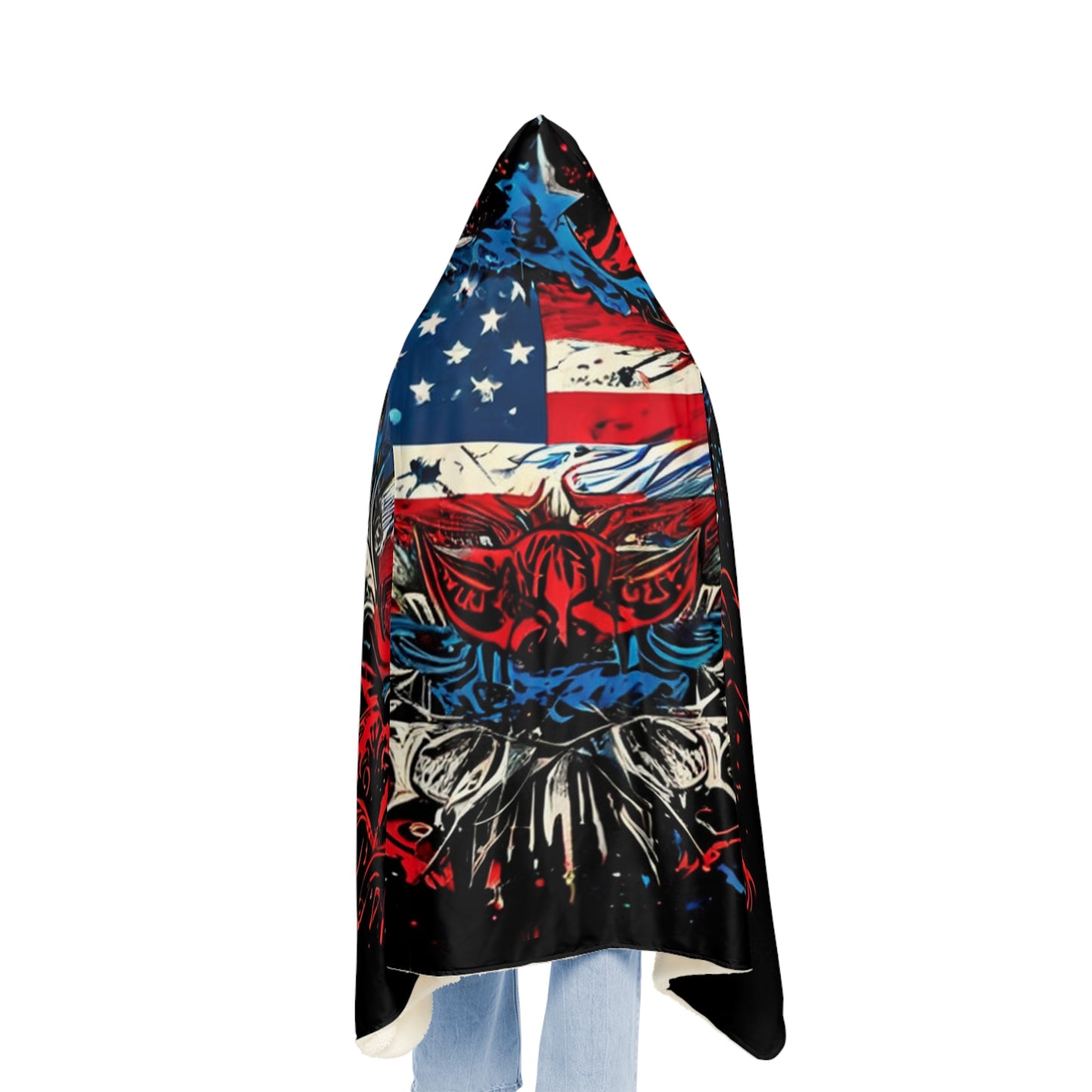 Flag Waves (Personalize It!) Snuggle Blanket