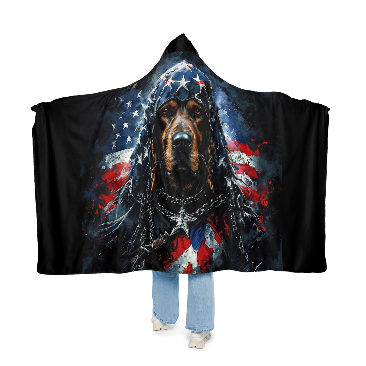 Captain Ameri-Canine (Personalize It!) Snuggle Blanket